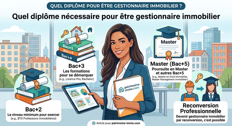 Quel diplôme pour être gestionnaire immobilier diplômes gestionnaire patrimoine immobilier