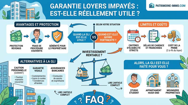 Garantie loyers impayés : est-elle réellement utile ? Infographie-GLI