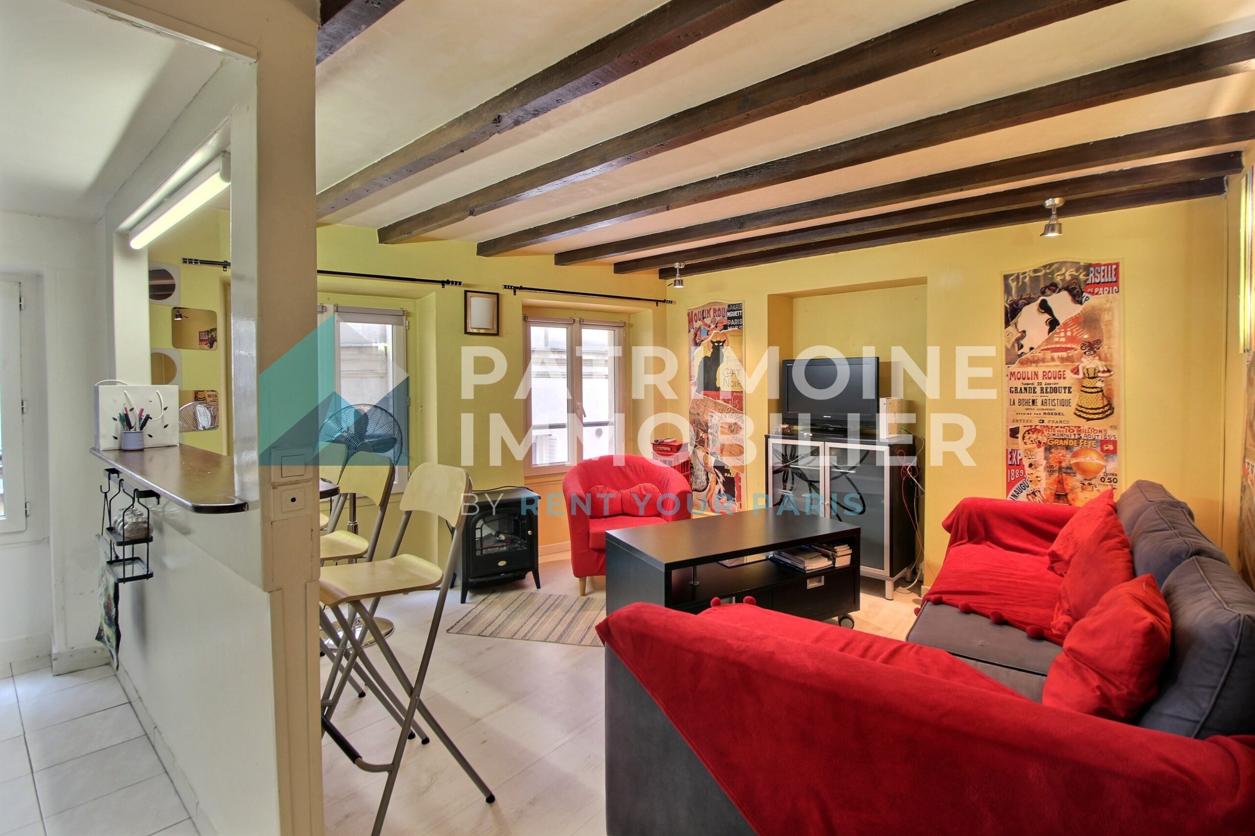 Appartement 2 pièces 32 m² - Paris